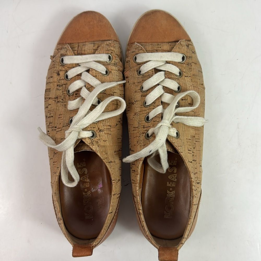 Kork-ease Silvia Brown Cork Leather Women's Sneakers - Picture 13 of 16